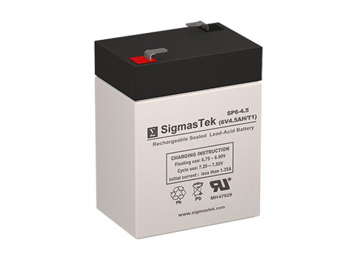 6 Volt 4.5 AH Replacement Battery F625536