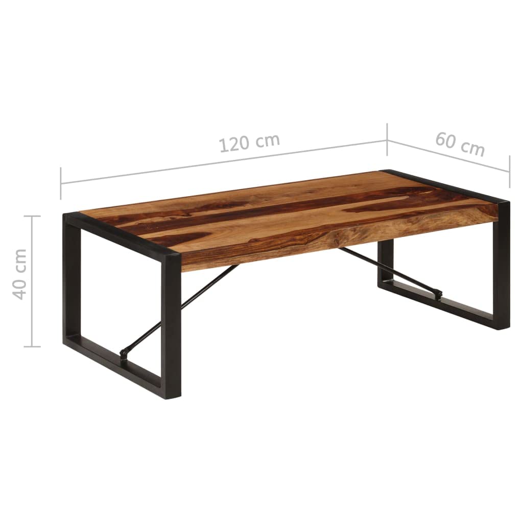 47.2"x23.6"x15.7" Solid Sheesham Wood Coffee Table X603