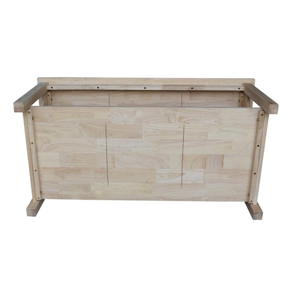Unfinished Solid Wood Coffee Table E3488