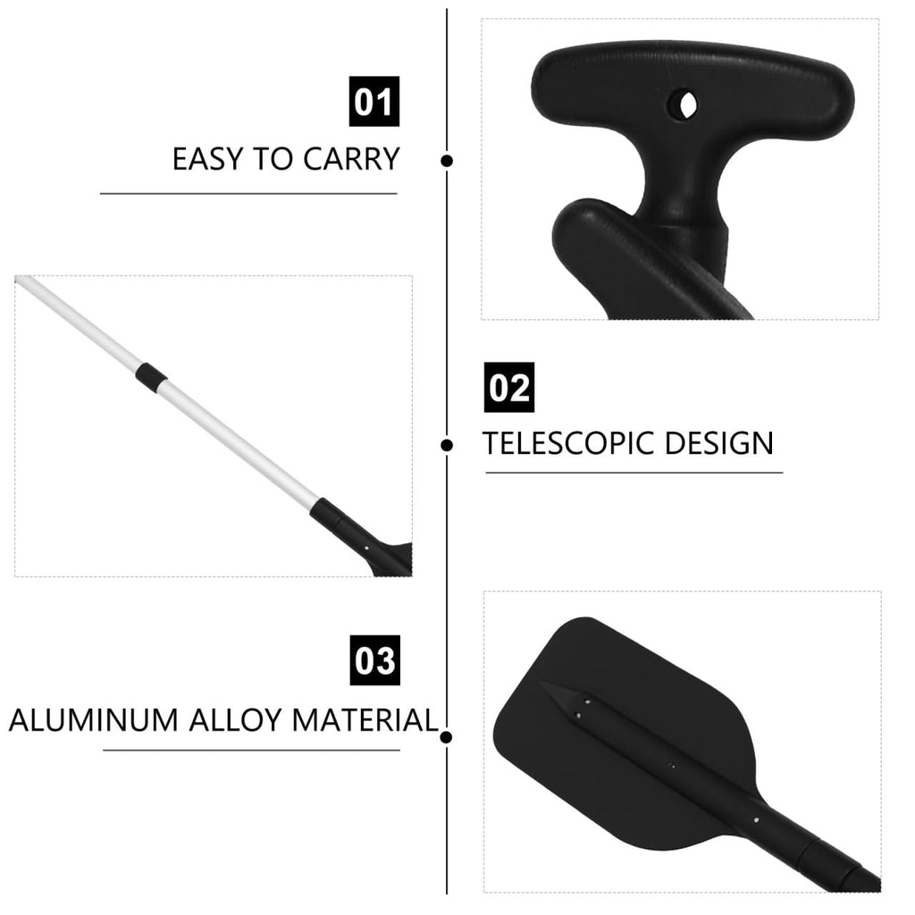 Telescopic Kayak Paddle Aluminum T-Handle F994