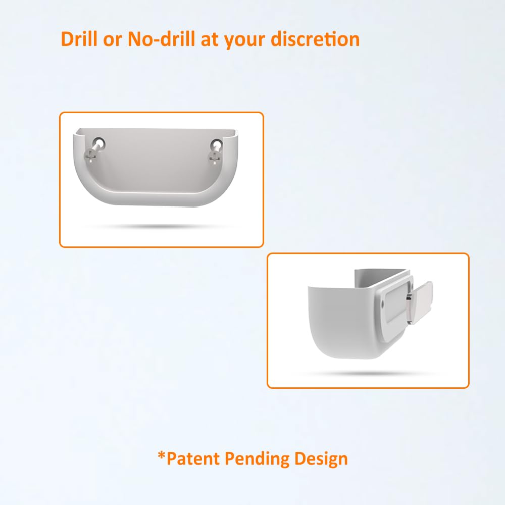 White Wall Mount Bracket with USB-C Cable N281494