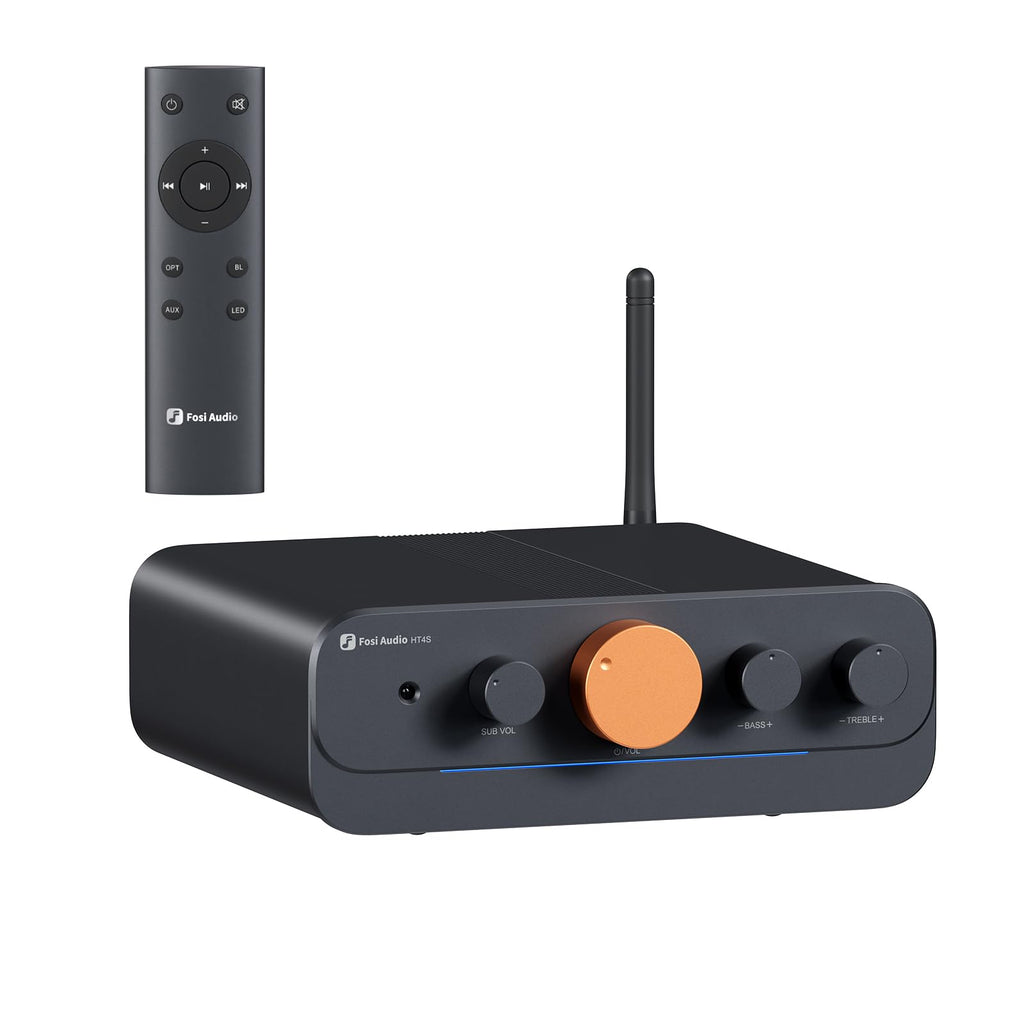 Bluetooth 4 Channel Power Amplifier with Remote Control R6456
