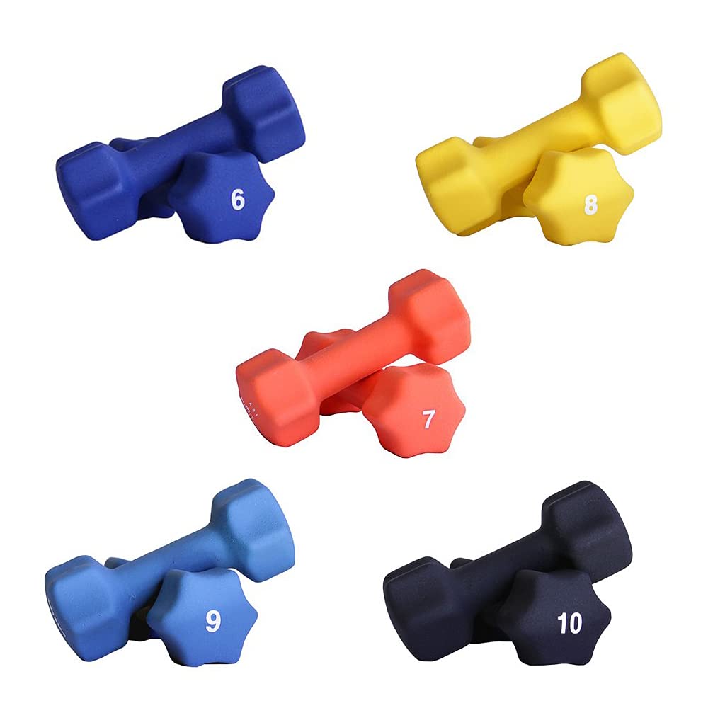 Neoprene Dumbbell Set with Rack D6022