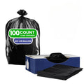 Heavy Duty Black 40-45 Gallon Trash Bags 100 Count 1.5 Mil X330459