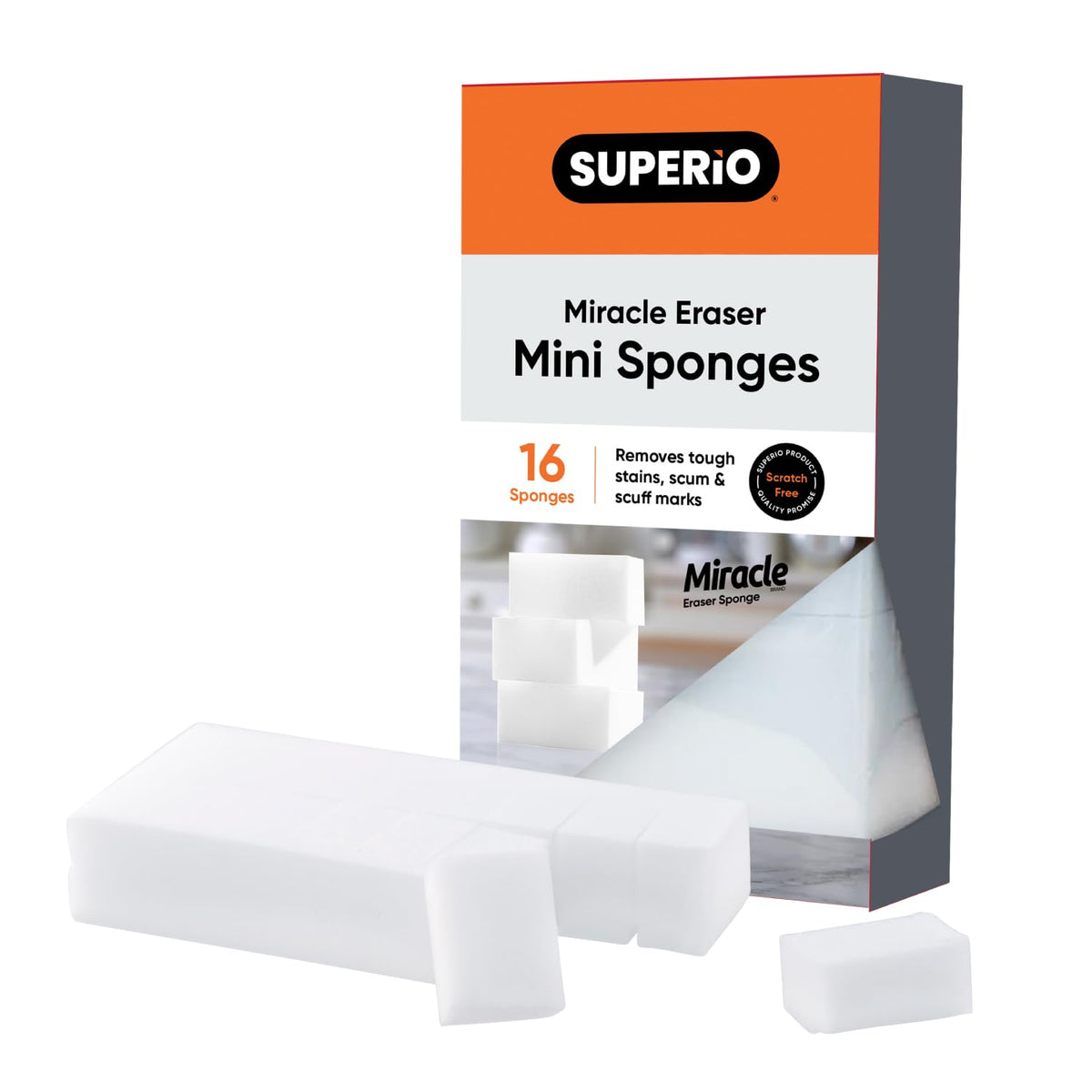 Melamine Sponge Pack of 16 1 Inch Mini Cleaning Erasers I66676