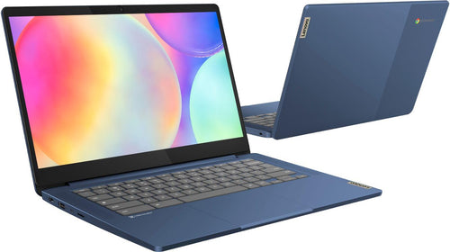 14" Touchscreen Chromebook, 4GB RAM 64GB SSD, MediaTek Kompanio 520, FHD IPS, Abyss Blue Z47641