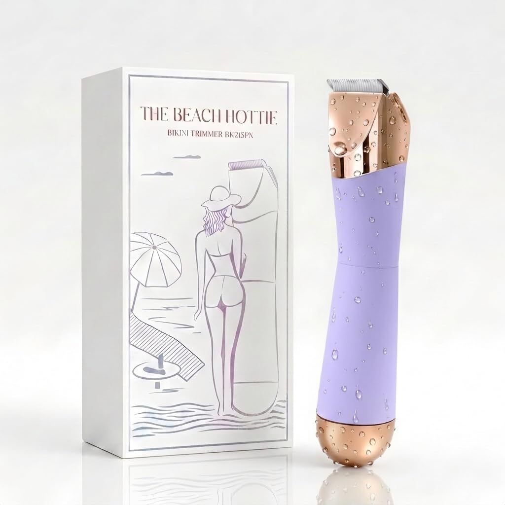 2-in-1 Electric Razor and Pubic Hair Trimmer with LED Light H338655