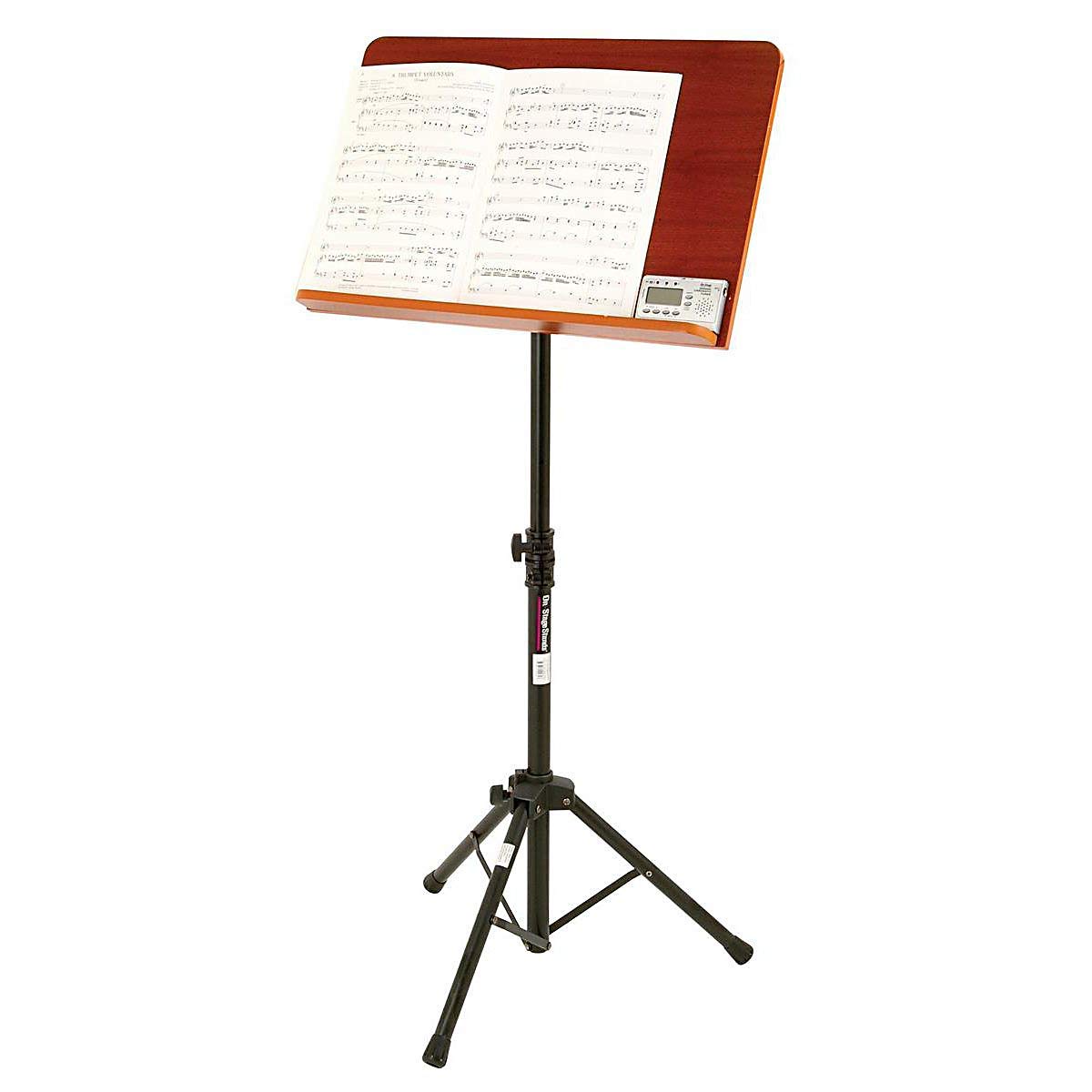Music Stand with Wide Wooden Bookplate Y38025