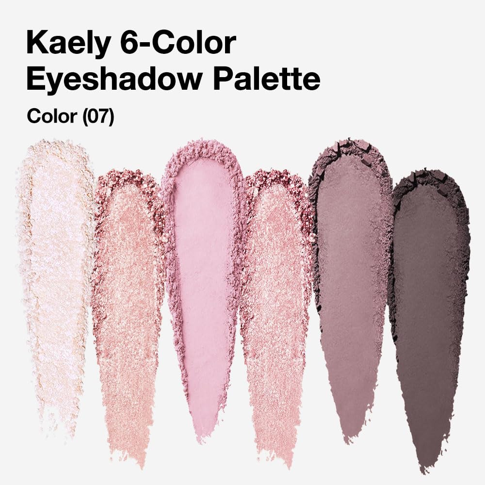 6 Colors Shimmer Matte High Pigment Eyeshadow Palette with Mirror Q30260