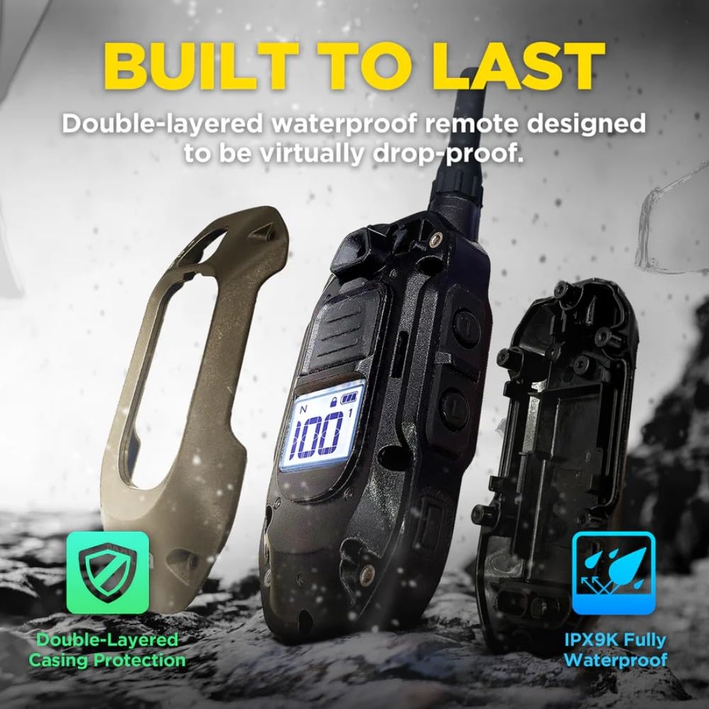 Waterproof Rechargeable Dog Training E-Collar A335359
