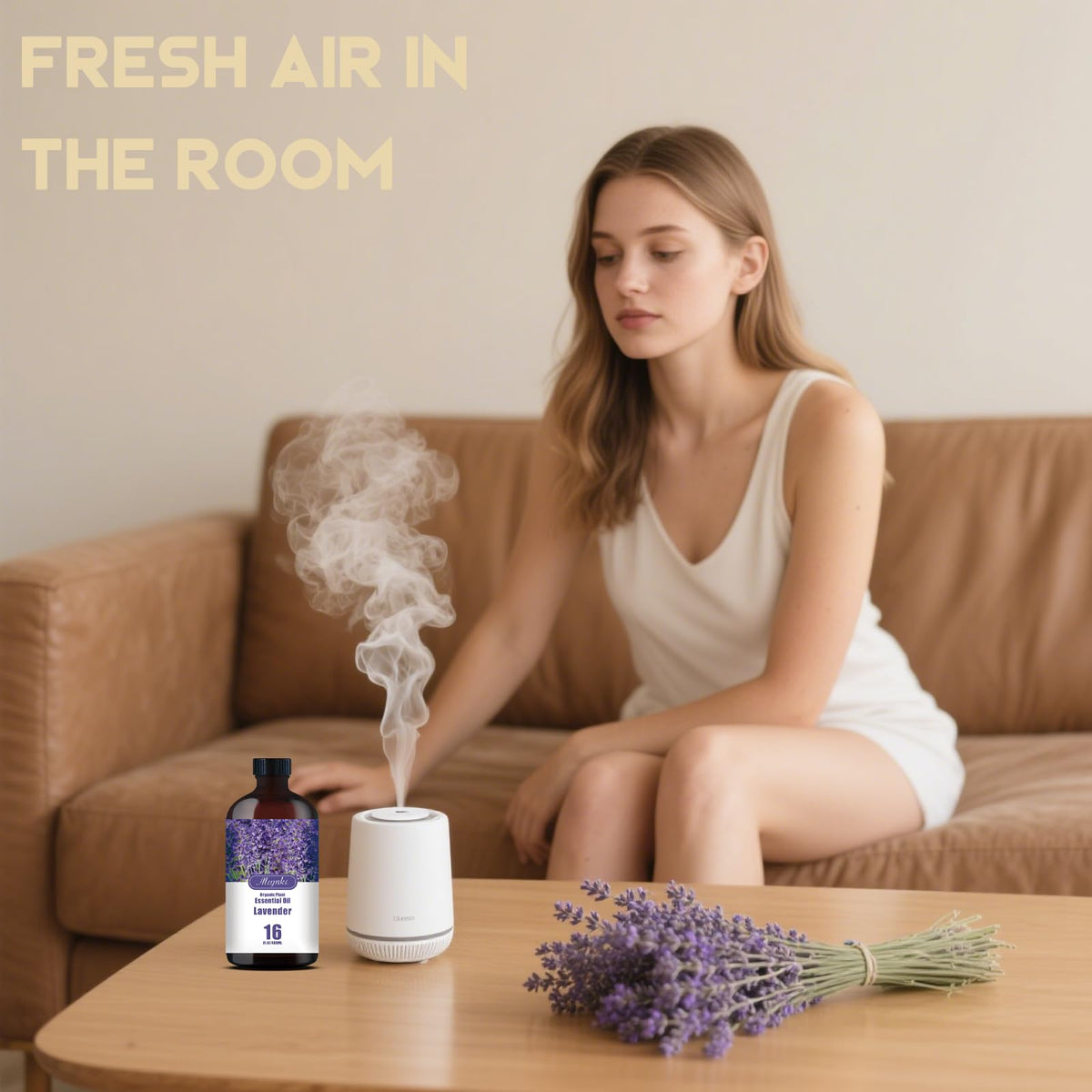 Lavender & Gardenia 16oz & 4oz Diffuser Set U5677