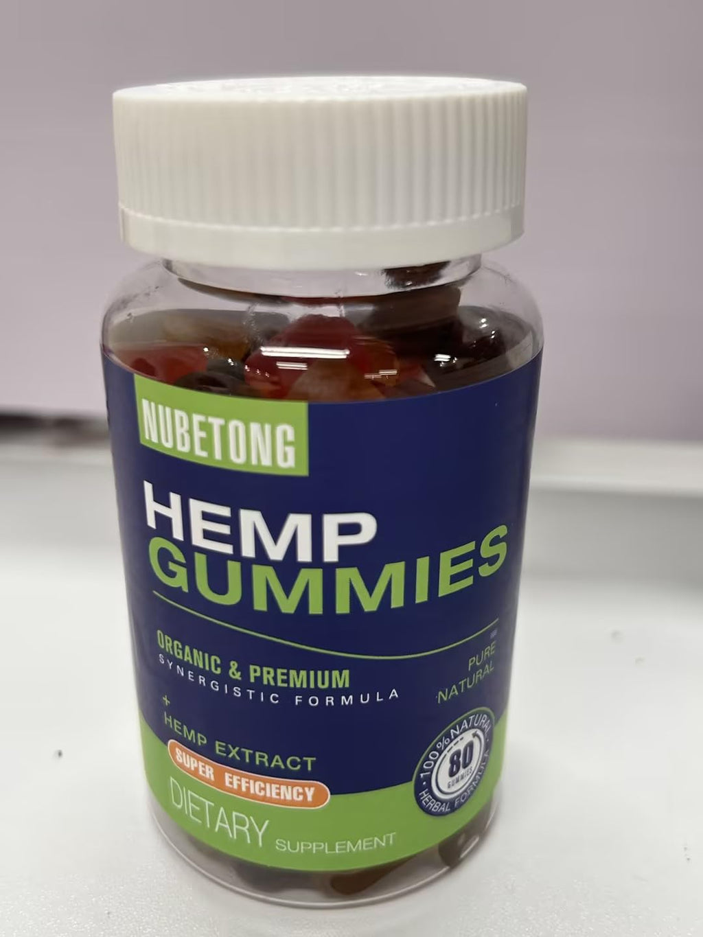 Organic Hemp Gummies Supplement 2 Packs M1741