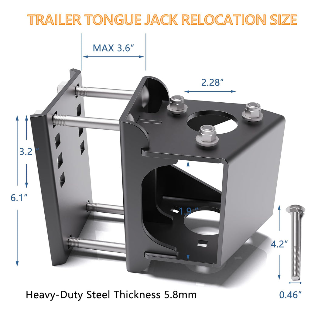 Trailer Jack Relocation Kit I147
