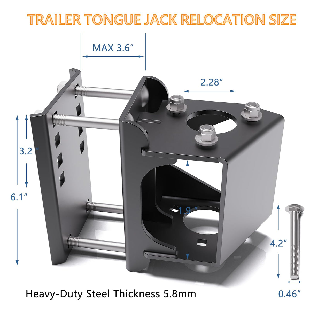 Trailer Jack Relocation Kit I147