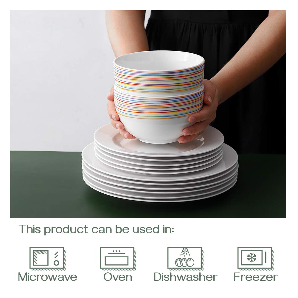 5.8" 30 Ounces Ceramic Bowls Set of 4 A767