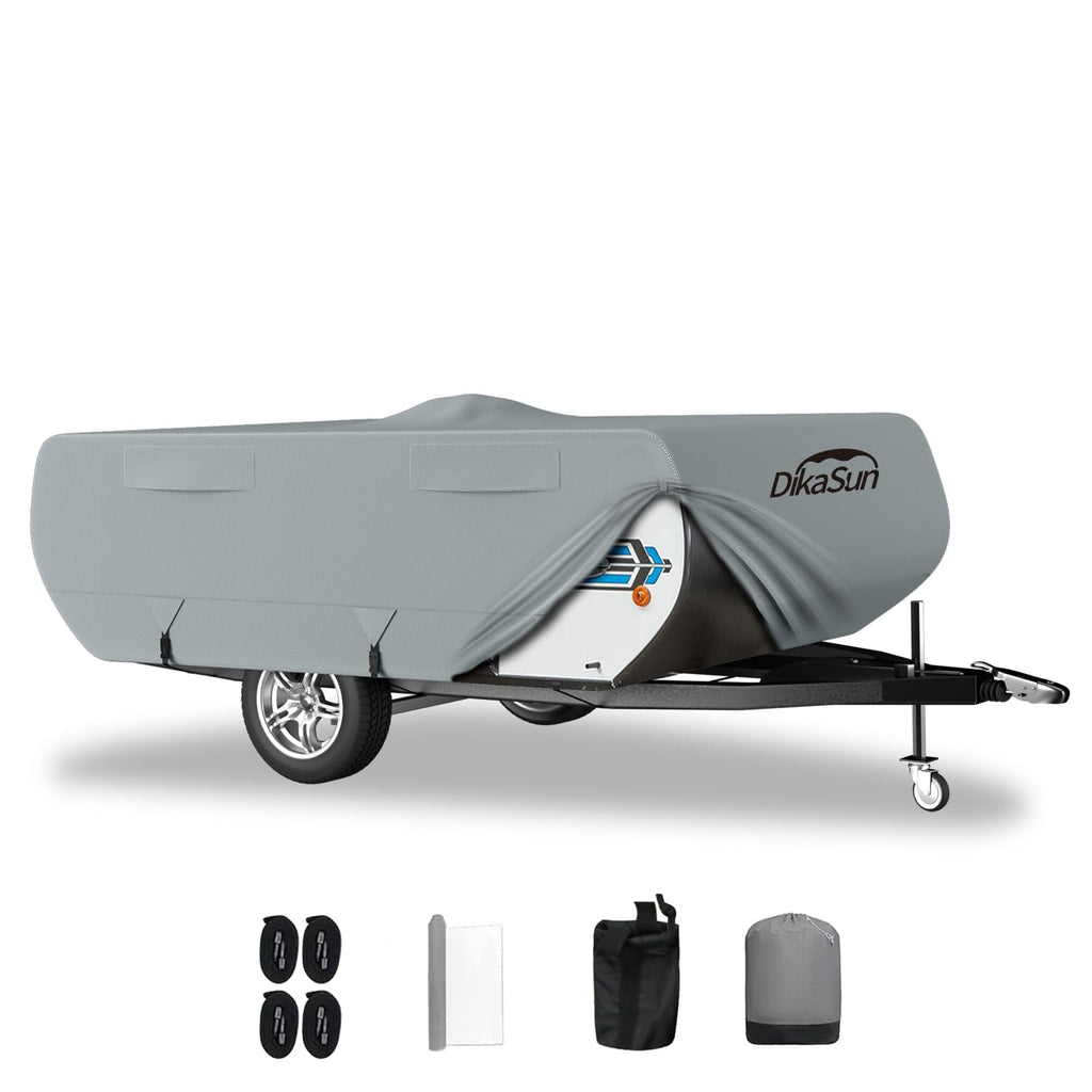 14' ~ 16' 7 Layers Waterproof Pop-up Camper Cover O805896