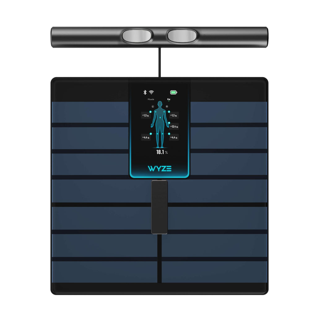 Wi-Fi & Bluetooth Body Composition Scale with Handle, 400 lbs, Black Q69657