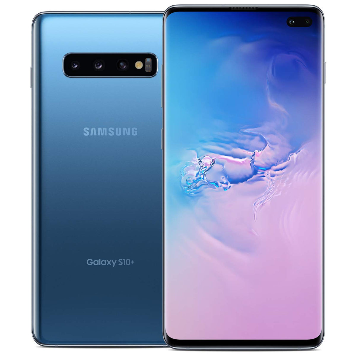 128GB Prism Blue Unlocked Smartphone with Charging Pad and Screen Protector O958