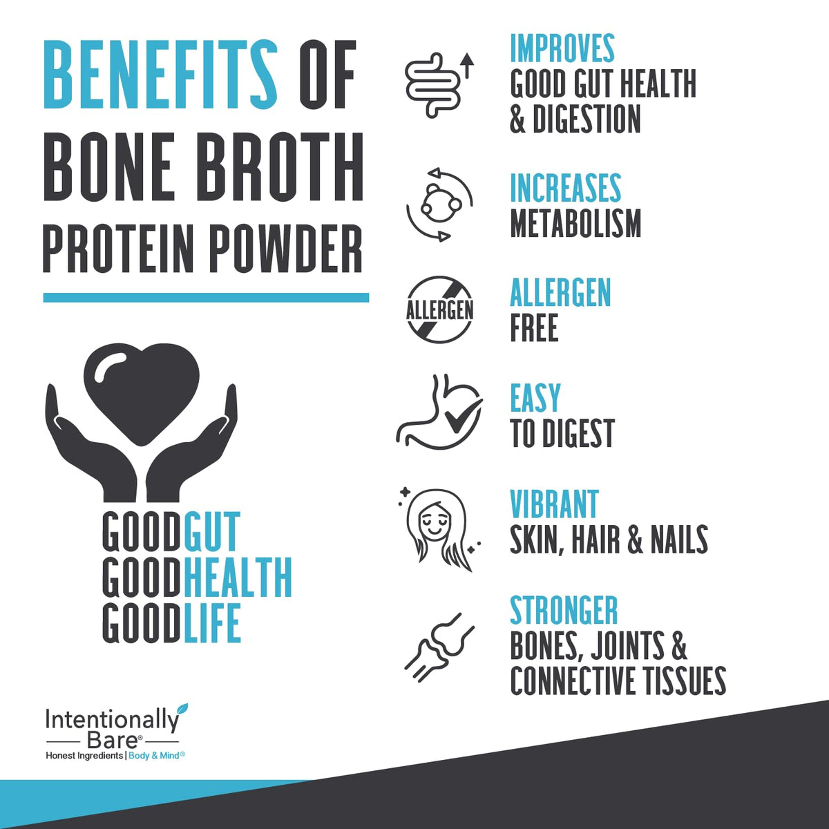 Grass-fed Vanilla Bone Broth Protein Powder 16.5oz K573