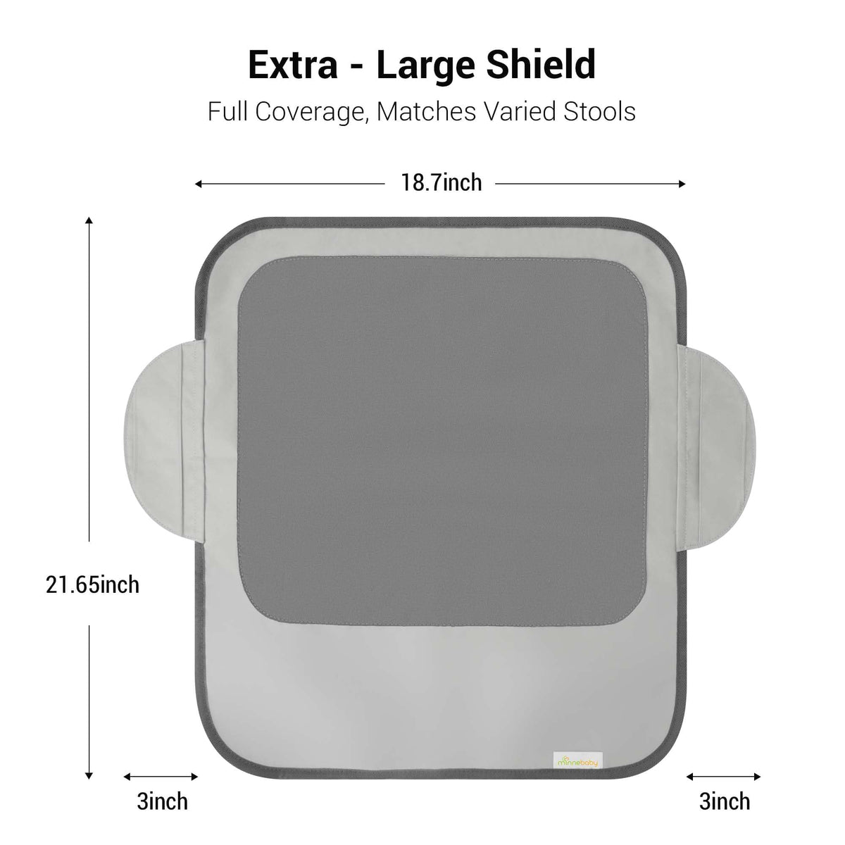 Extra Large Grey Booster Chair Protector Cover P49742