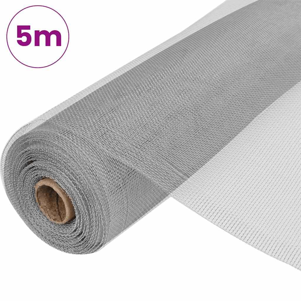 Aluminum Mesh Screen 39.4"x196.9" Silver C366134
