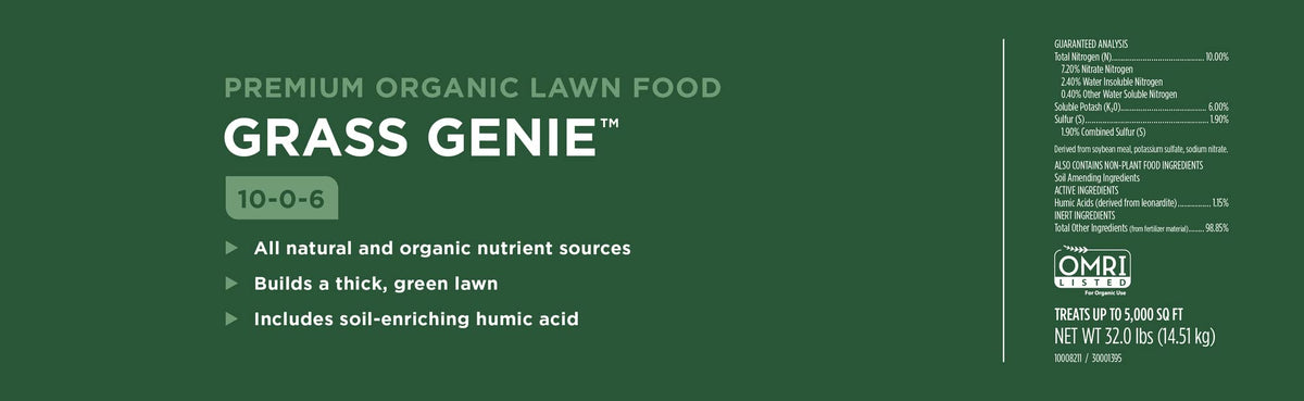 10-0-6 Organic Grass Fertilizer 32 lb Bag O571