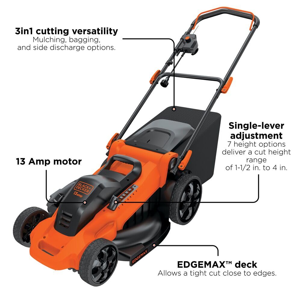 20-Inch Corded Electric Push Lawn Mower Z2345