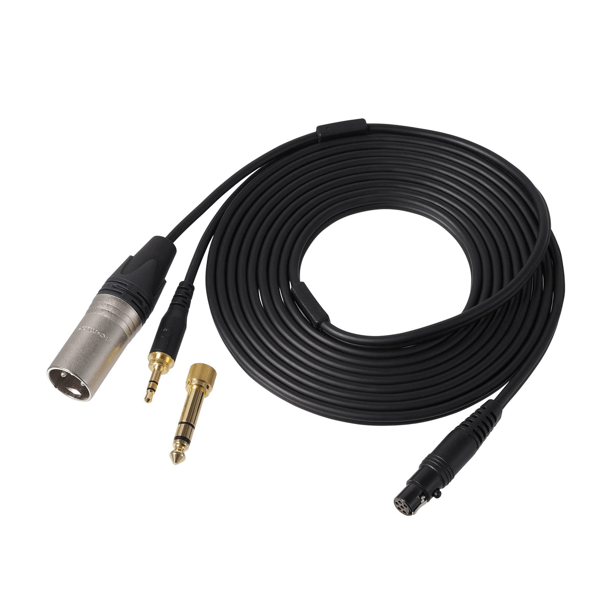 Black Broadcast Stereo Headset with Boom Microphone N13316