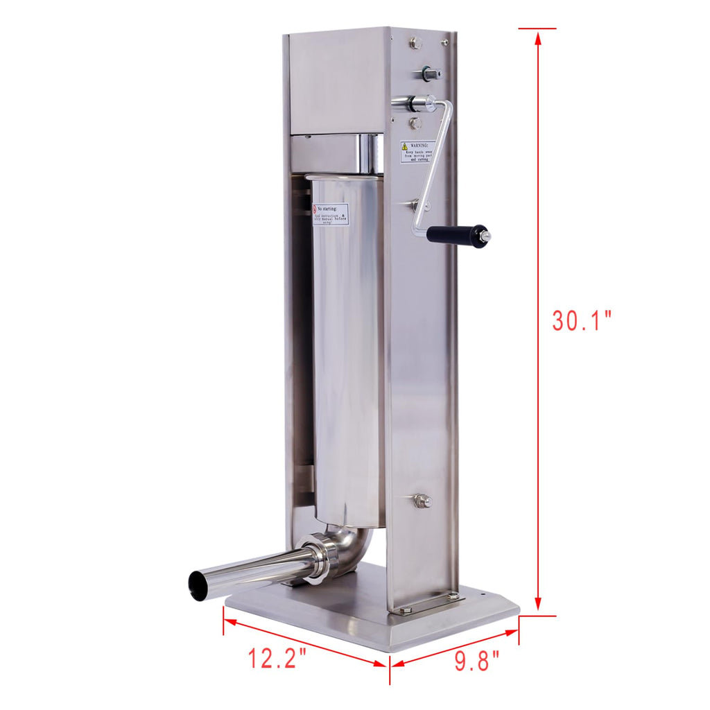 Stainless Steel Vertical Sausage Stuffer 15Lb L32744
