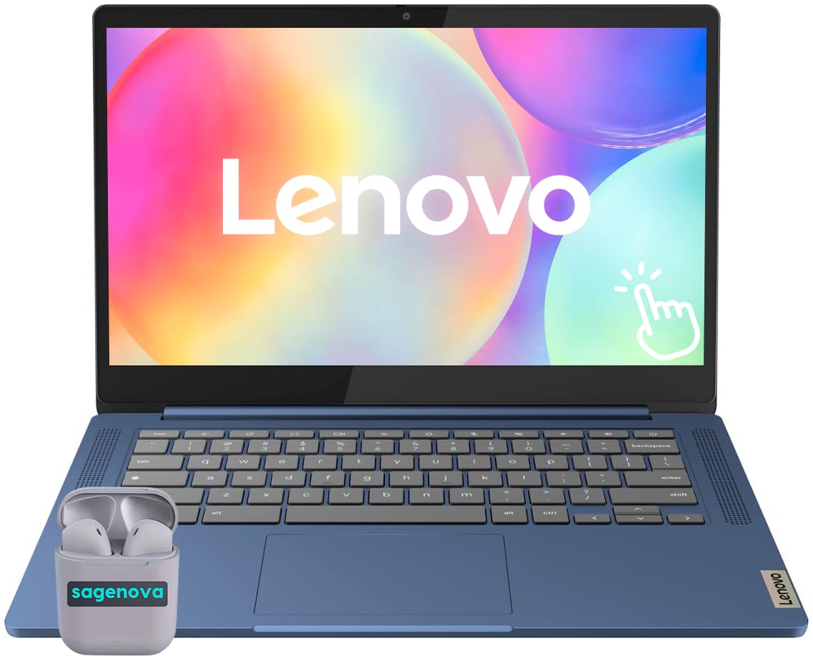 14" Touchscreen Chromebook, 4GB RAM 64GB SSD, MediaTek Kompanio 520, FHD IPS, Abyss Blue Z47641