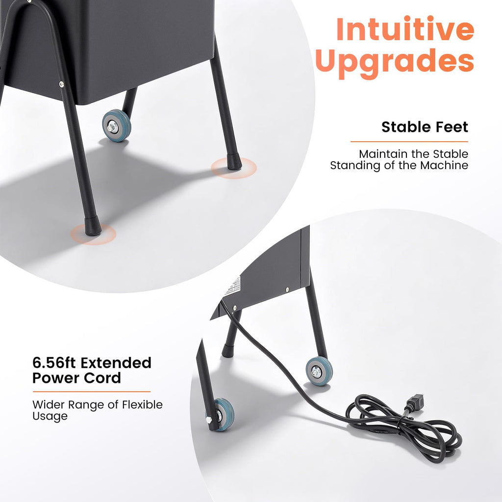 1200W Freestanding Hooded Hair Dryer with Wheels Y4359