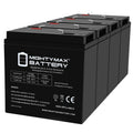 6V 36Ah AGM F2 Terminal Battery 4 Pack N77639