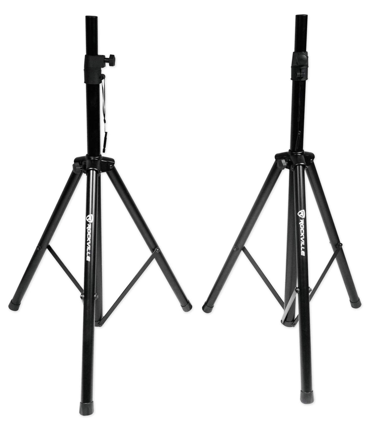 15" Powered Active DJ PA Speaker Pair with Stands Q652