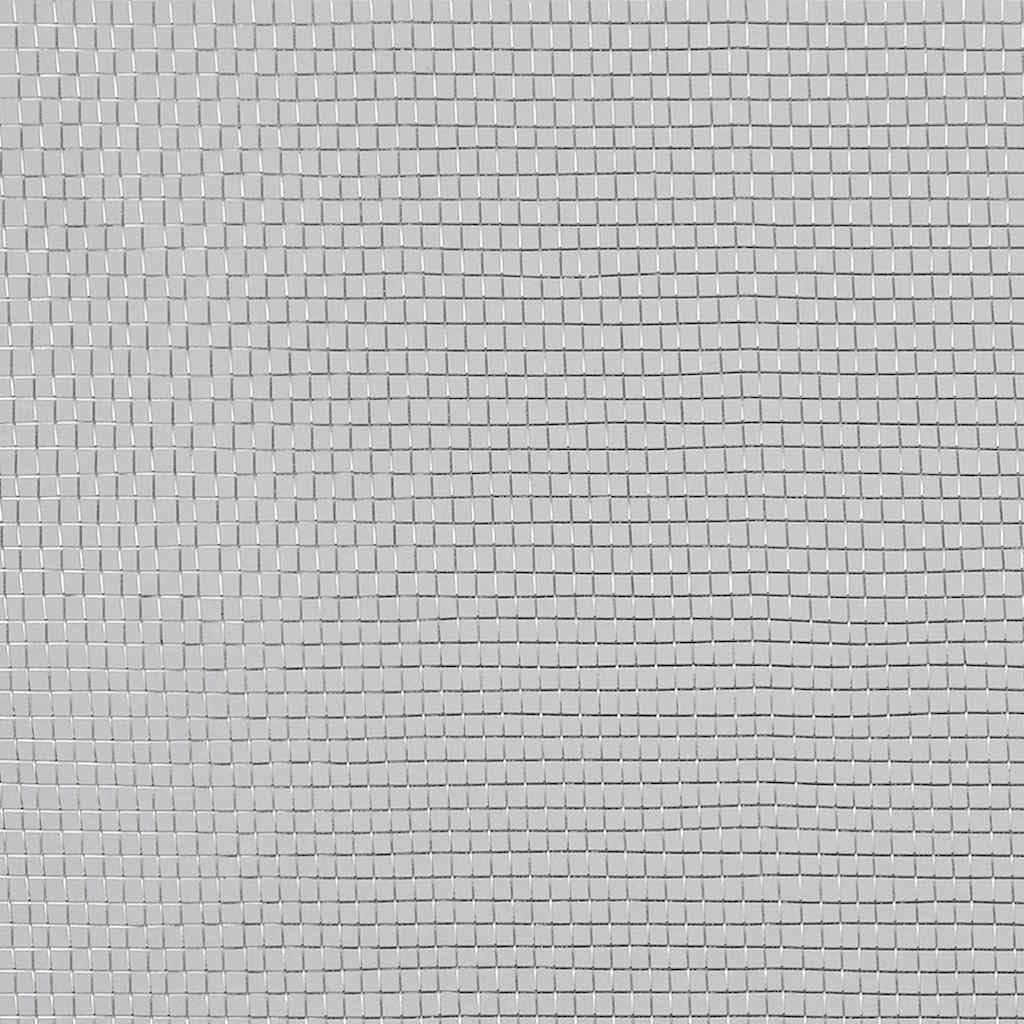 Aluminum Mesh Screen 39.4"x196.9" Silver C366134