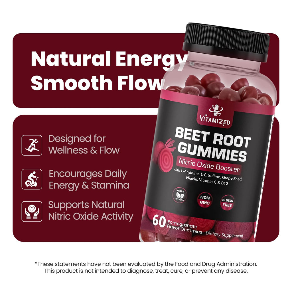 Beet Root Gummies with Grape Seed Z2051