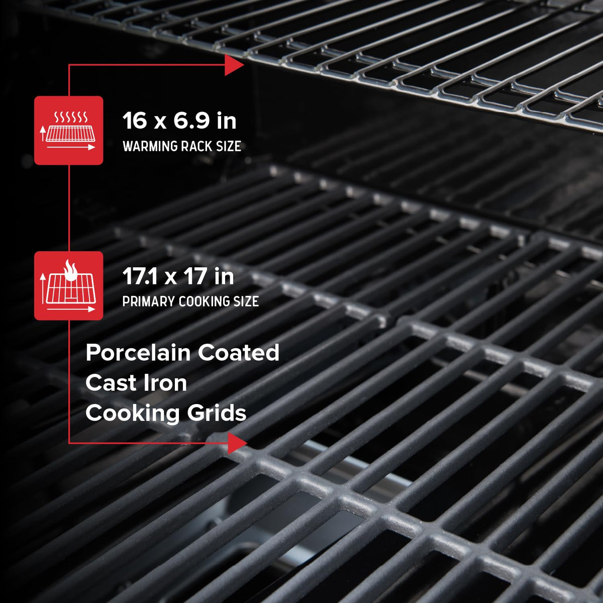 2 Burner Gas Grill with Foldable Shelves Z339