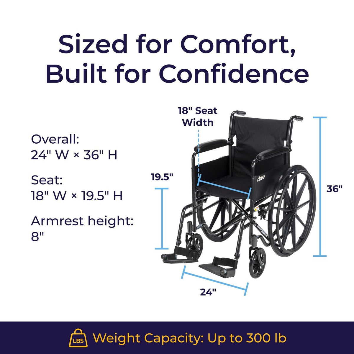 Silver Sport 1 Folding Transport Wheelchair Z3372