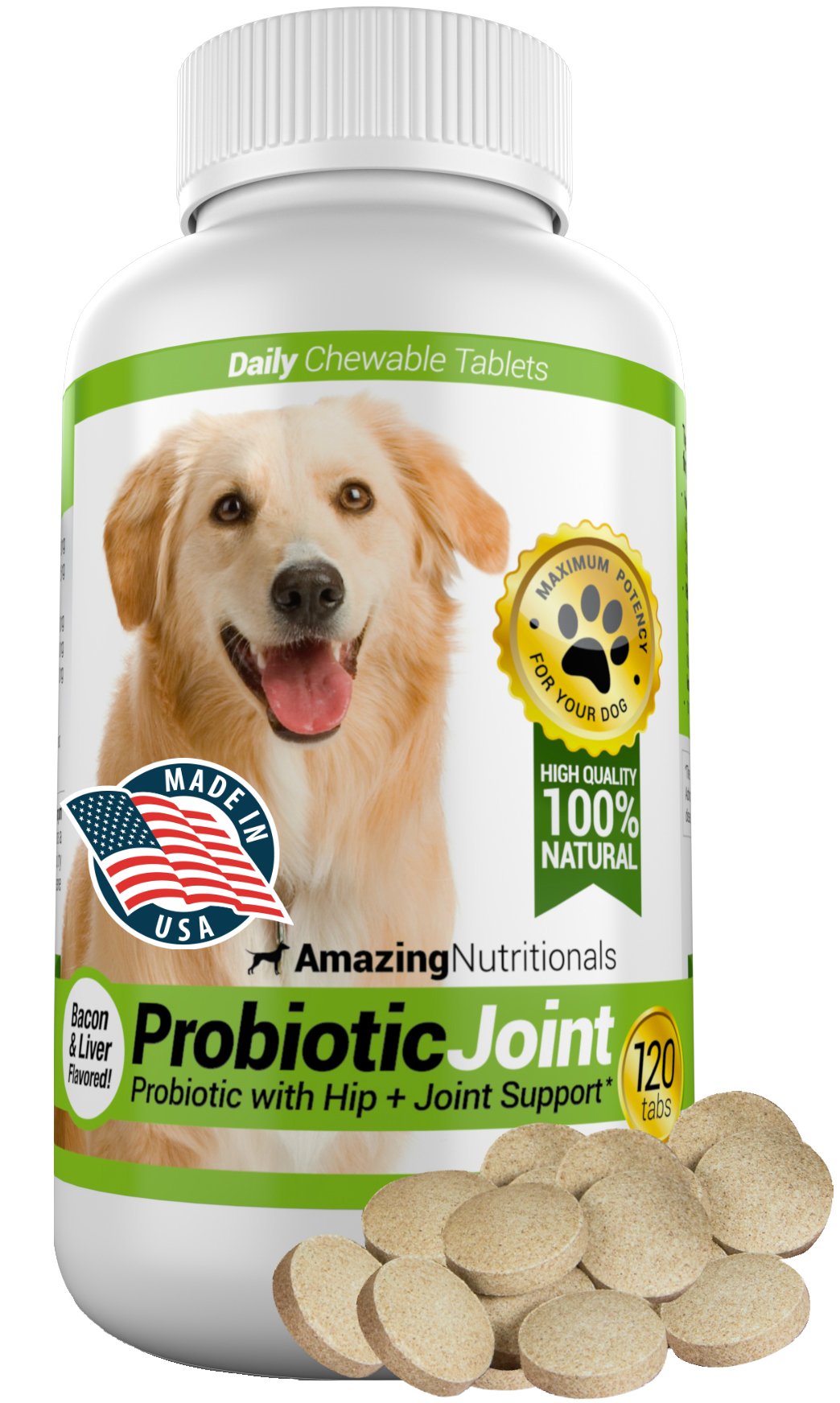 Probiotics for Dogs 120 Chews J90263
