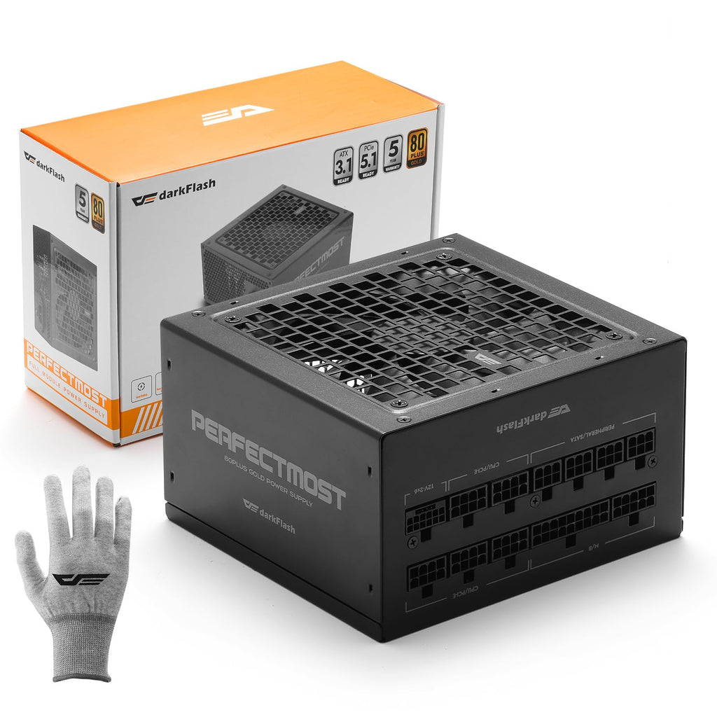 Fully Modular ATX 3.1 PCIe 5.1 80 Plus Gold Power Supply B514170