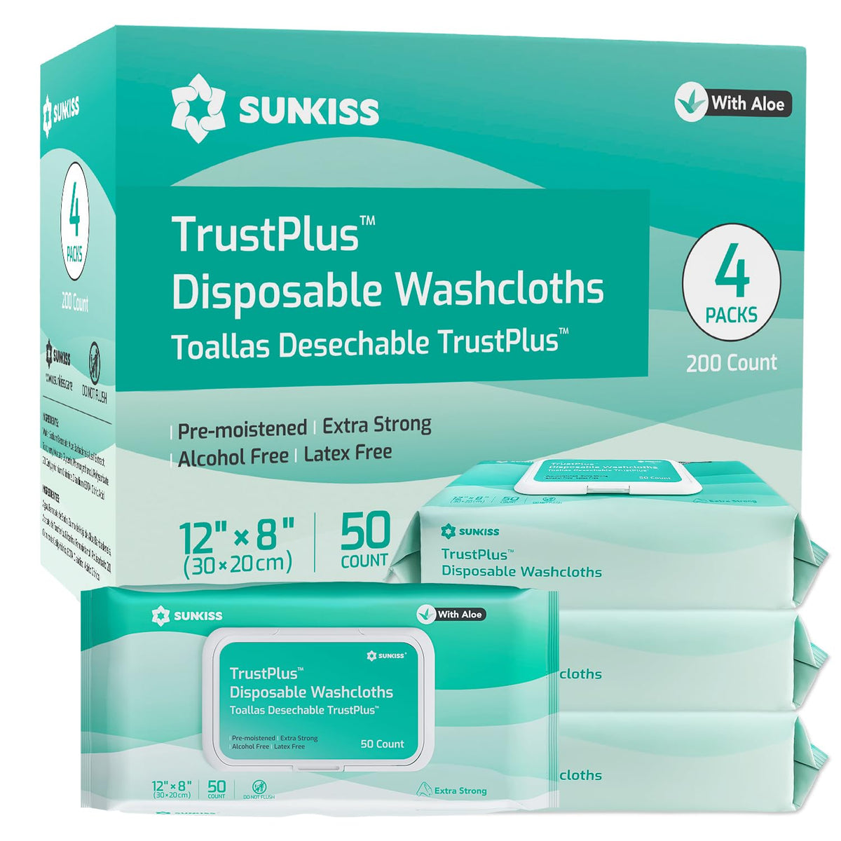 Incontinence Disposable Underwear Small/Medium 16 Count & Wet Wipes 200 Count H894910