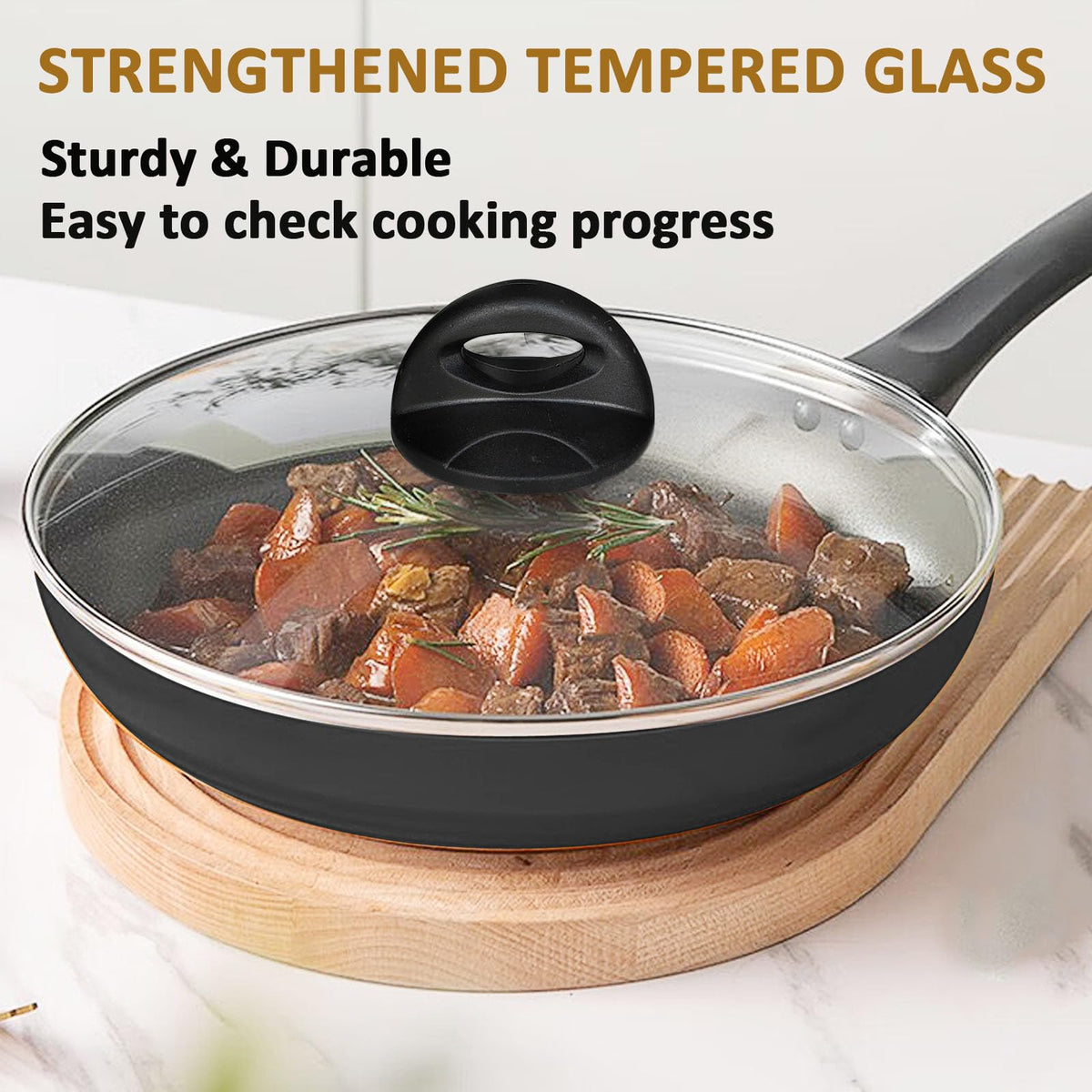 Tempered Glass Lids for Cookware C741265