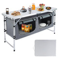 Folding Camping Table with Storage Organizer Z4226