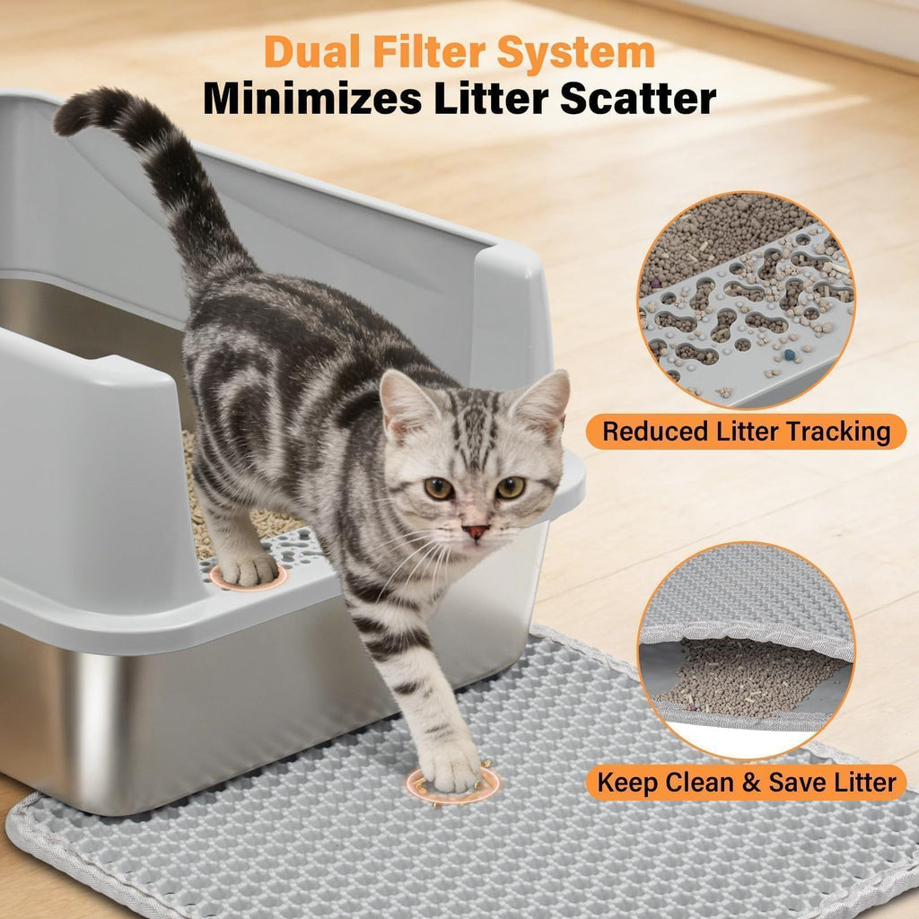 Stainless Steel Cat Litter Box J49240