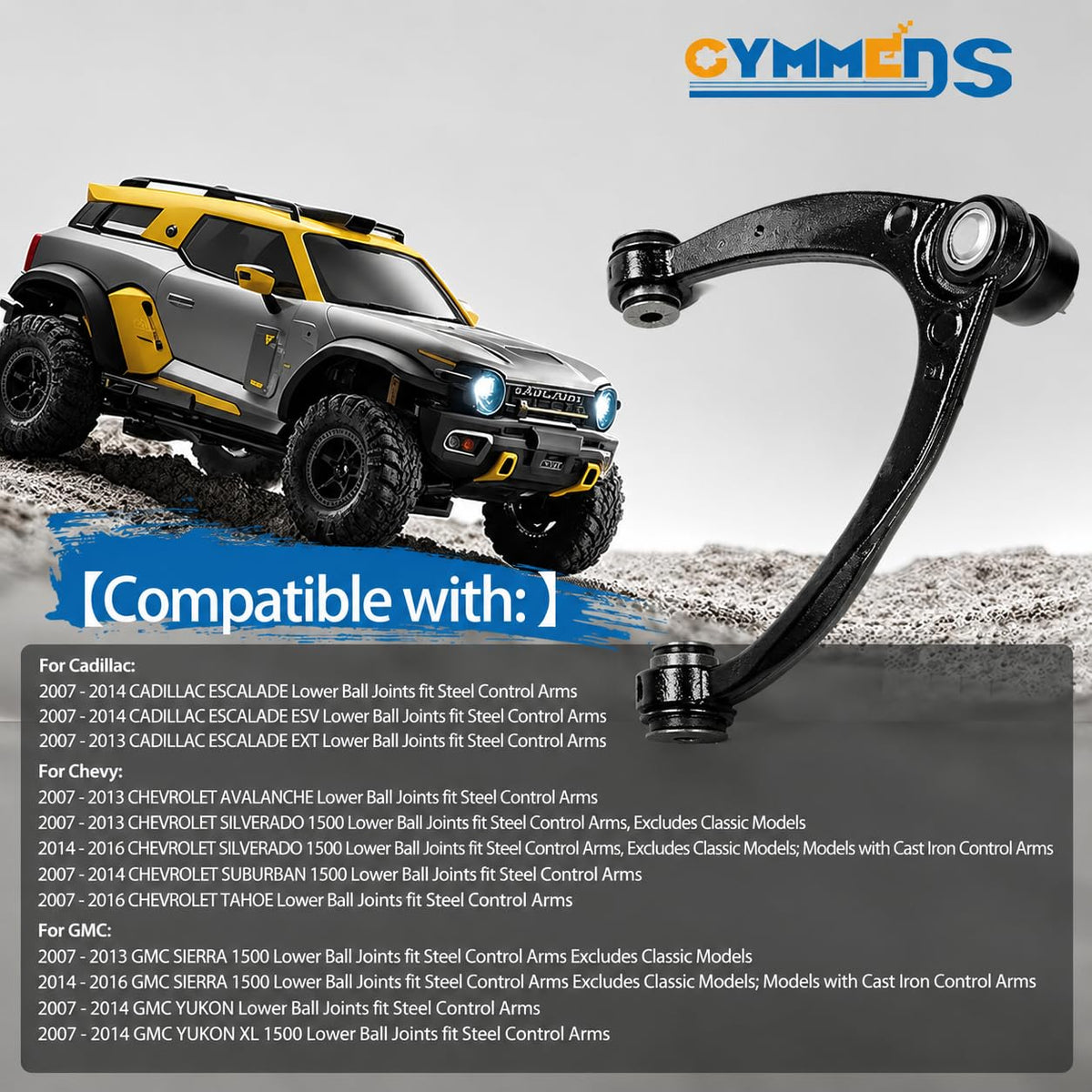Front Upper Control Arms + Lower Ball Joints Suspension Kit T15149