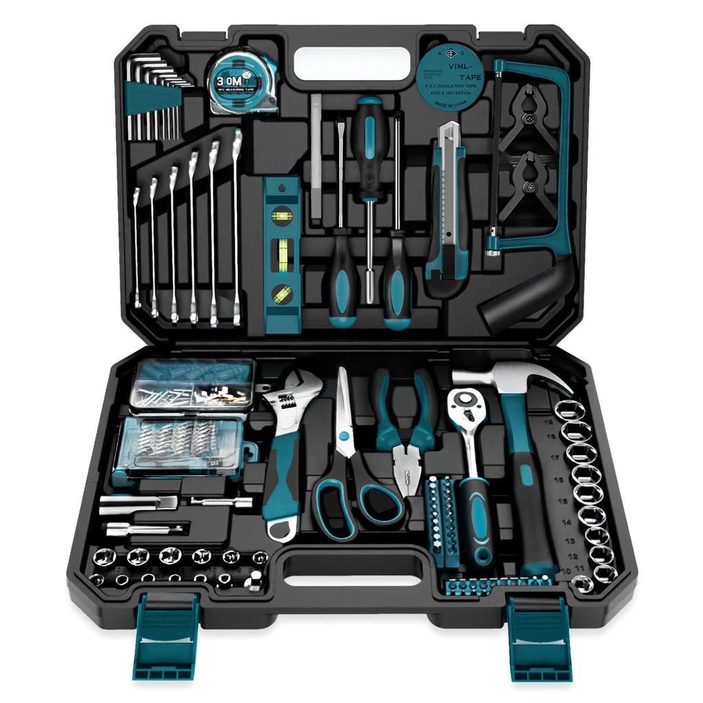 257 Pcs Portable Hand Tool Kit Set with Case X18314