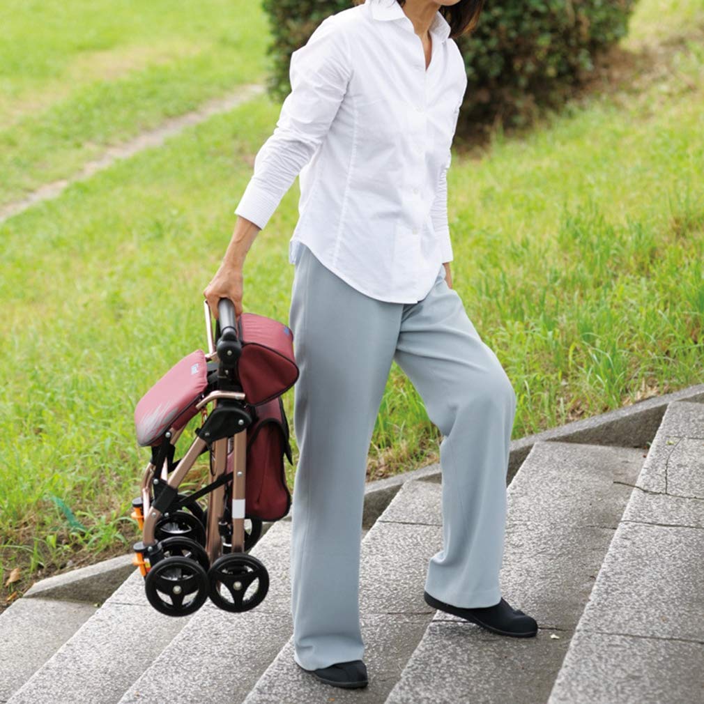 4 Wheels Foldable Rollator Walker with Seat V19799