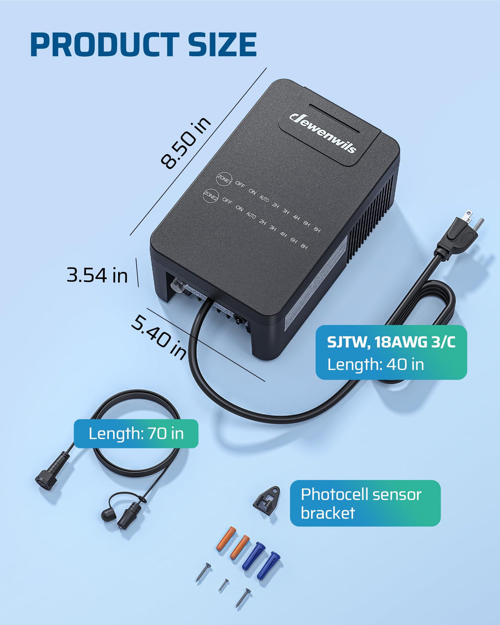 200W Low Voltage Landscape Transformer F690