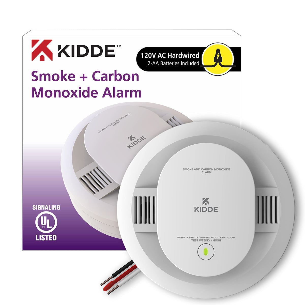 Hardwired Smoke & Carbon Monoxide Detector D618