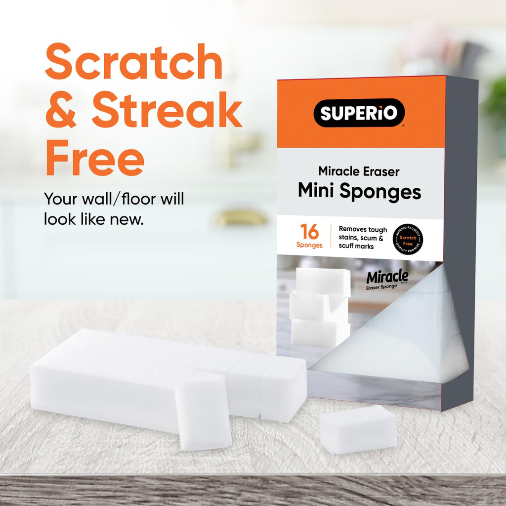 Melamine Sponge Pack of 16 1 Inch Mini Cleaning Erasers I66676