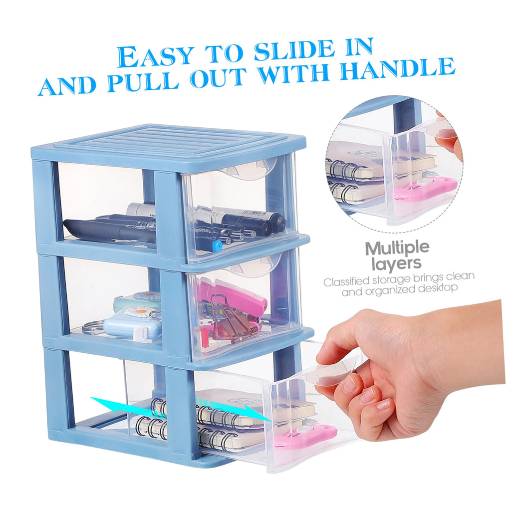 3-Drawer Plastic Storage Organizer H90326